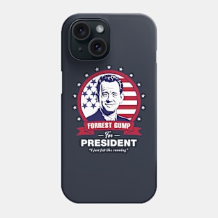 Forrest Gump For President Phone Case