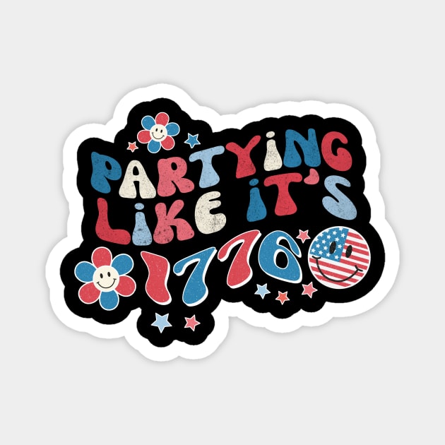 Partying like its 1776 Magnet by The WYLD Tribe