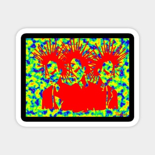 Punk Gang Rainbow by Blackout Design Magnet