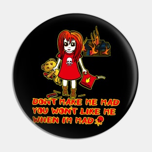 Pyro Girl Pin