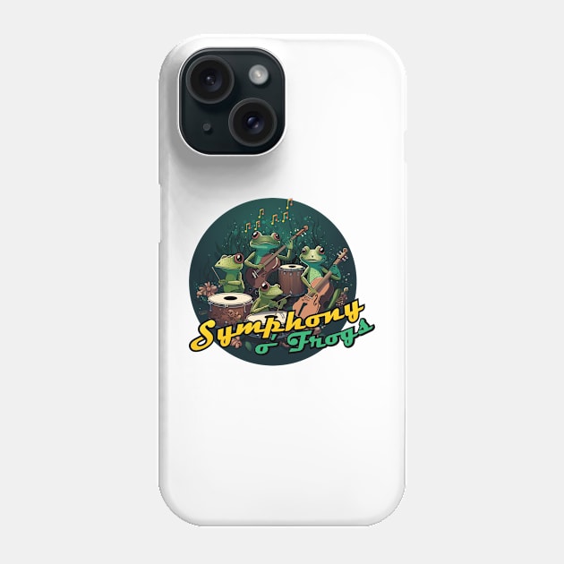 Symphony of Frogs Phone Case by SquishyKitkat