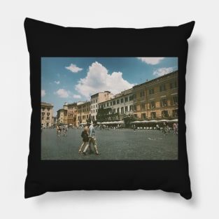 Couple in Rome Pillow