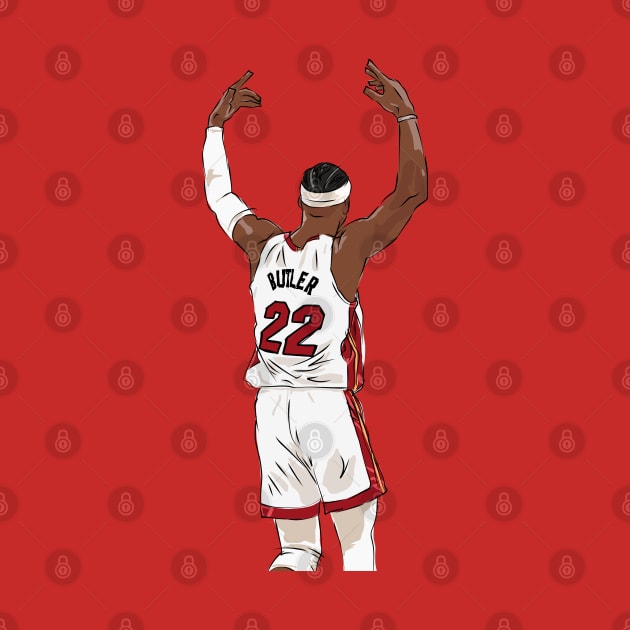 Jimmy Butler Celebration Sketch by rattraptees