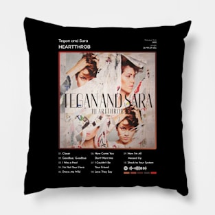 Tegan and Sara - Heartthrob Tracklist Album Pillow