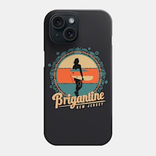 Vintage Brigantine New Jersey Surfer Gift Phone Case