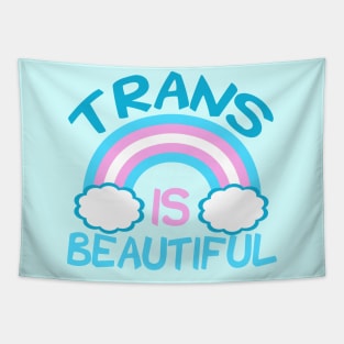 Trans is Beautiful Tapestry