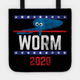 Magic Worm On A String Meme Blue Worm 2020 for President Tote