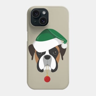 Christmas Boxer Dog Phone Case