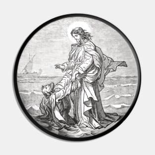 Jesus Walks on the Water Matthew 14:22-33 Pin