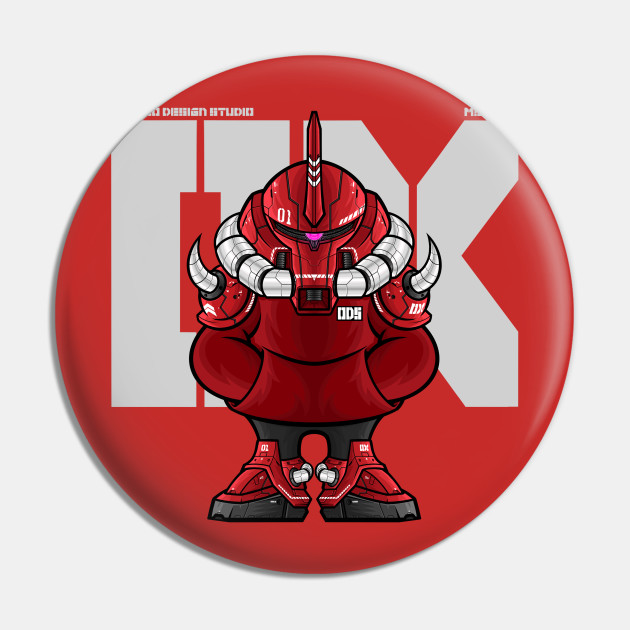 Ods Ox Mech Gundam Pin Teepublic