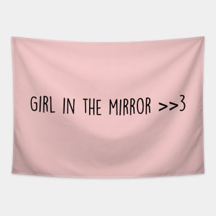 Girl in the mirror Tapestry
