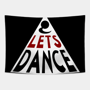 Triangle dance trend - lets dance Tapestry