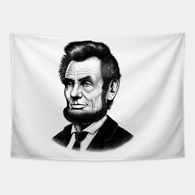 Abraham Lincoln Tapestry by Artardishop