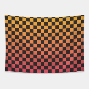 Checkered sun Tapestry