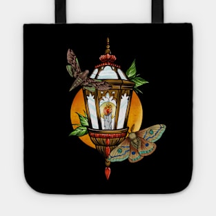 Moth lantern Tote