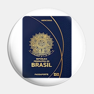 Brazil Passport Pin