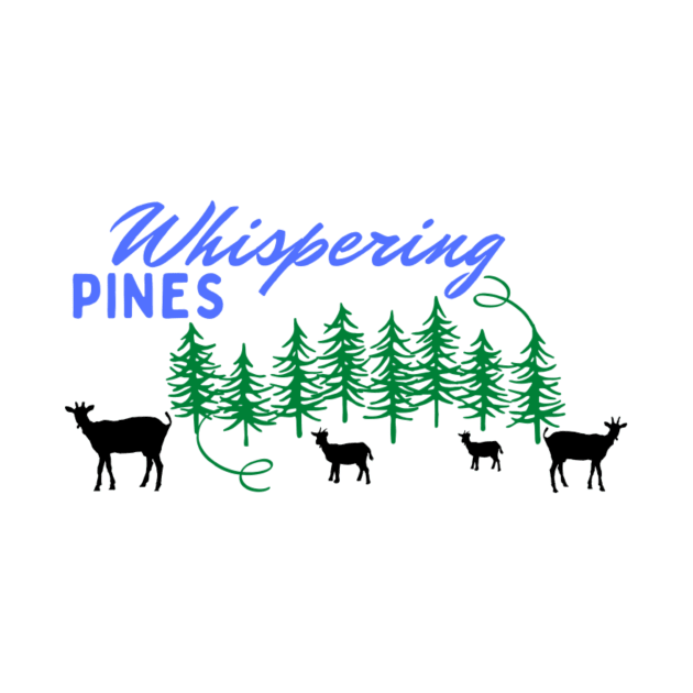 Whispering pines blue and black by TouchofAlaska