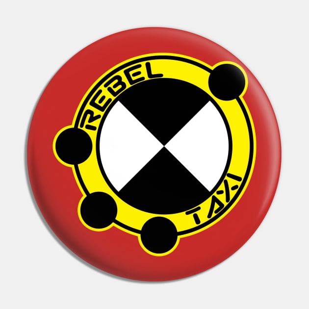 Classic RebelTaxi Logo Pin by RebelTaxi