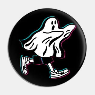 Halloween - Running Ghost Pin