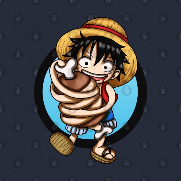 luffy love nikuuu by ekkimu