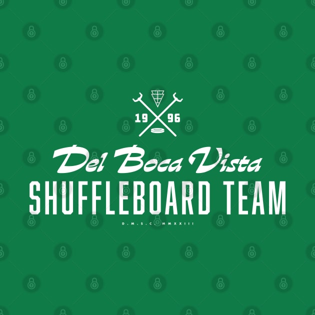 Del Boca Vista - Shuffleboard Team (White) by deadmansupplyco