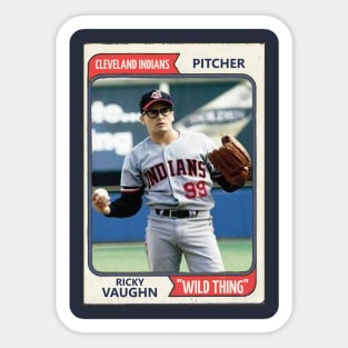 Major League Cleveland Indians Rick Vaughn Wild Thing Movie Jersey L