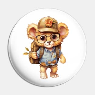 Back To School Lion Pin