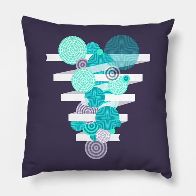 Cyclone II Pillow by slugbunny