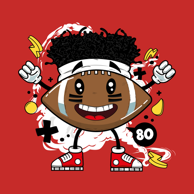 Patrick Mahomes Cartoon by HarlinDesign