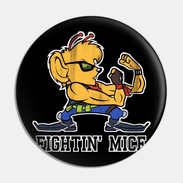 Fightin' Mice Pin by Eman