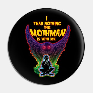 Mothman Is With You (V2) Pin