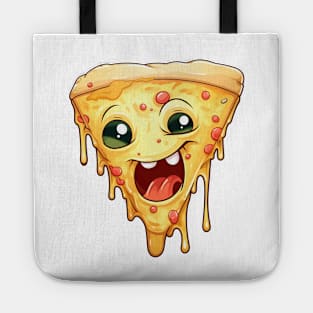 crazy slice of pizza Tote