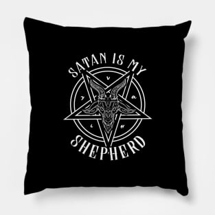 Satan is my Shepherd T-shirt I Satanic Gift Pillow