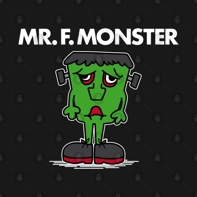 MR F. MONSTER (white-out) by andrew_kelly_uk@yahoo.co.uk