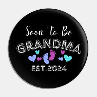 soon to be grandma est 2024 Pin