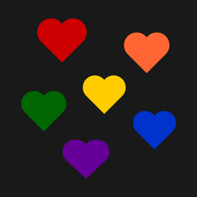 Colorful Hearts by ioabann