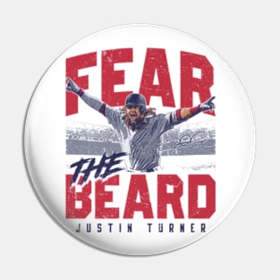 Justin Turner Boston Fear The Beard Pin