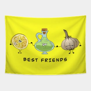 Best Friends Food Tapestry