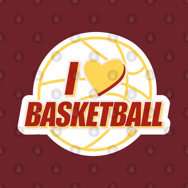 I Heart Basketball by Hayden Mango Collective 