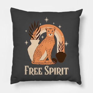 Free Spirit Jaguar Pillow