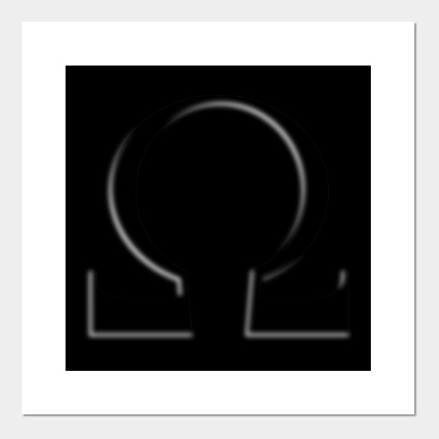 Omega Symbol Greek Alphabet Letters Lover Art Omega Posters And Art Prints Teepublic