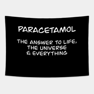 Paracetamol: The Answer to Life, the Universe, and Everything Tapestry