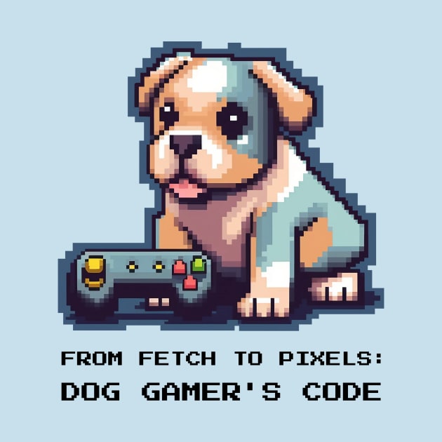 From Fetch to Pixels: Dog Gamer's Code by Creative Cartoon