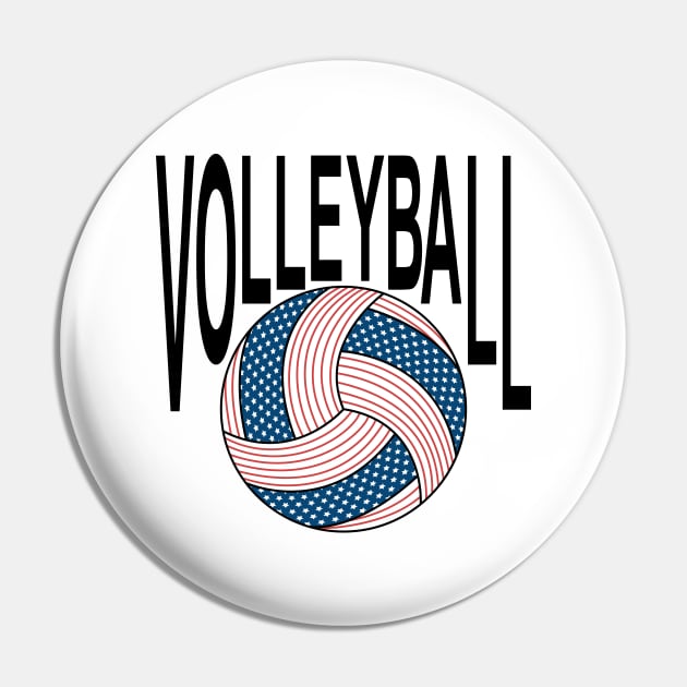 Volleyball USA Pin by Designoholic