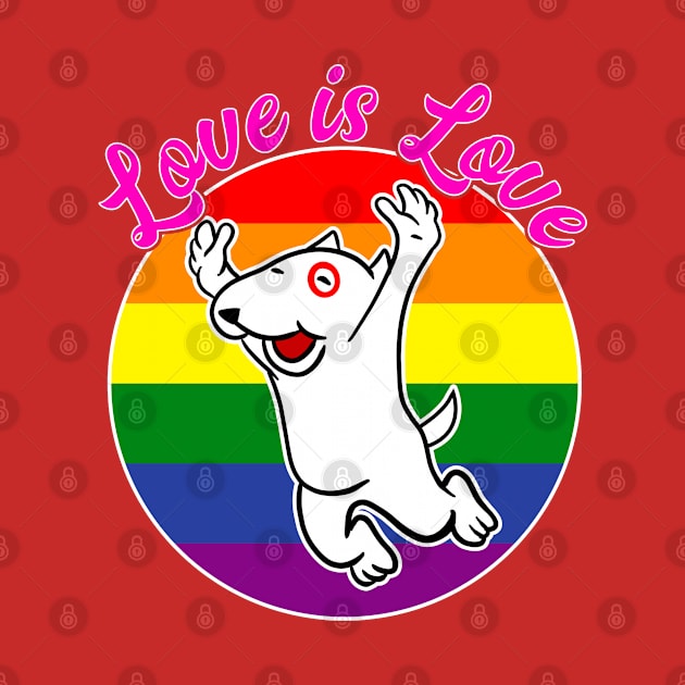 Love Is Love Pride Essential Dog by Swagazon