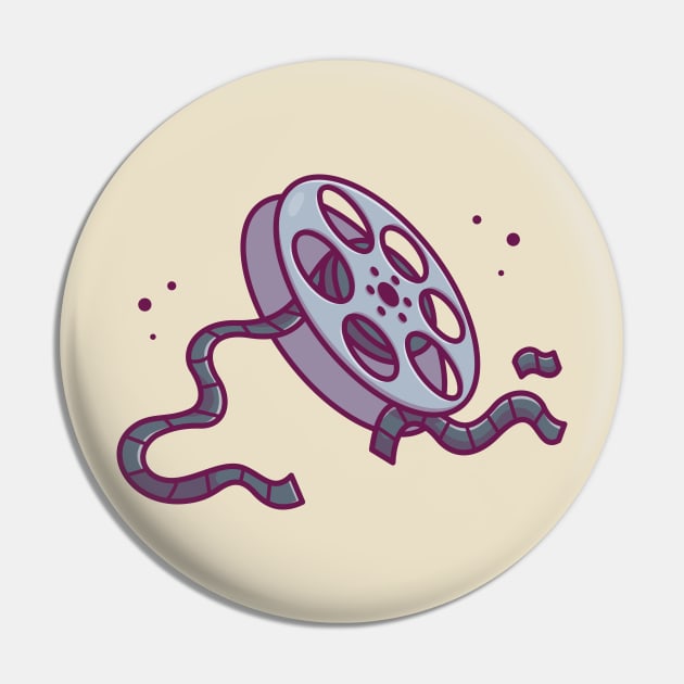 Roll Film Movie Cartoon Pin by Catalyst Labs