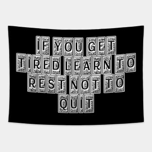 Motivational And Inspirational Quote Tapestry