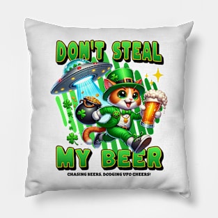 Don't Steal My Beer Pillow