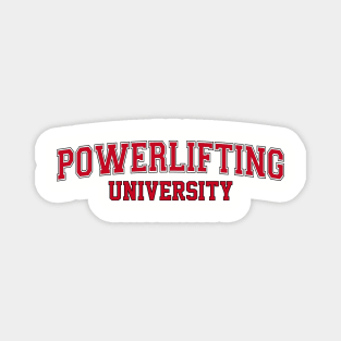 Powerlifting University Magnet