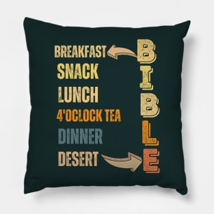 My Daily Bread T-shirt Pillow